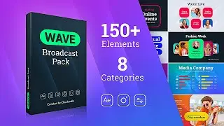 Wave | Broadcast Pack (After Effects Template)