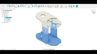 Fusion 360 - 3D Models for Printing - Grab Model Flexible Cables Rail