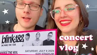 blink-182 concert vlog 🐇 one more time tour - los angeles - sofi stadium - july 6th, 2024