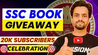 BIG ANNOUNCEMENT 🔥 | ENGLISH BOOK GIVEAWAY WINNER 🏆 | 20K CELEBRATION 🎉 | SSC EXAMS 2025