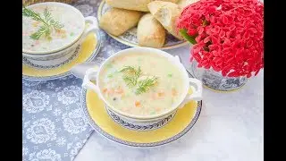 Homemade Potato Dumpling Soup