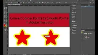 Convert Corner Points to Smooth Points in Illustrator