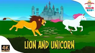 🦁🦄 Lion and The Unicorn | Magical Nursery Rhyme for Kids 🎶 | Let's Sing Together!