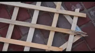 Пилим рейки для беседки