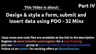 Insert the blog data into mysql database using PDO