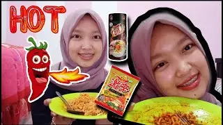 SERUU!! MUKBANG MIE GEGIKARA PREMIUM EXTRA HOT ||CHALLENGE TANPA MINUM DAN ADU CEPAT MAKAN@LINDAYATI