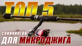 ТОП 5 - СПИННИНГОВ ДЛЯ МИКРОДЖИГА 🔥