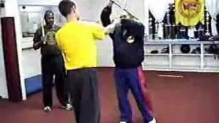 Arnis High Block and counter attack