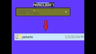 How to use your cached or cache data in Minecraft bedrock - 1.19