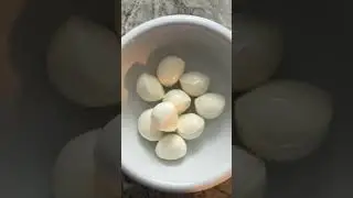 Low Carb Holiday Appetizer.  Marinated Mozzarella Balls 