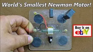 World's Smallest Joseph Newman Motor: Micro Wind Generator Conversion!