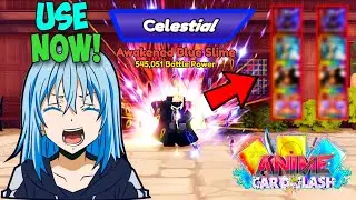 My Team DESTROYED Celestial Slime City In NEW 5.0 Anime Card Clash Update!