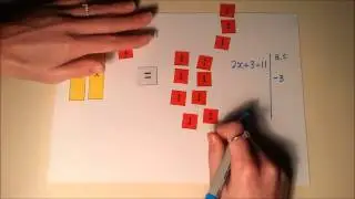 Solving equations with algebra tiles - Demo