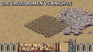 Crossbomen Vs Knights | Who will win? Stronghold Crusader