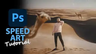 Lost In Desert | Photoshop Speed Art | Tutorial Manipulation | 2020 - Pixeleyes