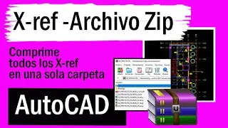 HOW TO SAVE XREF FILES FROM AUTOCAD into a Zip folder 💼💥
