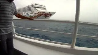 Norwegian Gem Tender boat to Great Stirrup Cay