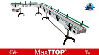 MaxTTOP® - Transportador Industrial Sistema Modular FlexNEC® - PlasNEC®