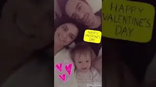 La hija de Aislinn Derbez y Mauricio Ochmann, Kailani dice HOLA en dia de San Valentín