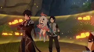 ZHONGLI AND AZHDAHA STORYQUEST ACT.2 CUTSCENE (FULL HD)