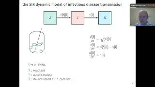 the SIR dynamic model of infectious disease transmission and its analogy with chemical kinetics