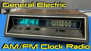 General Electric Model 4665 AM/FM Electronic Digital Clock Radio - Overview