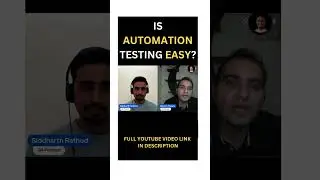 Is Automation Testing Easy? #shorts