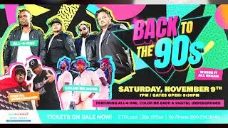 All-4-One, Color Me Badd, Digital Underground take it Back to the 90s at MIDFLORIDA Event Center