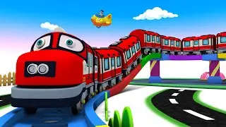 Choo-Choo Adventures with Cartoon Toy Train