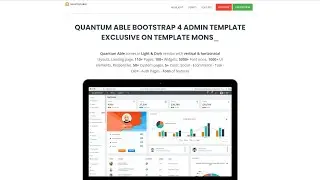 Quantum Able Responsive Bootstrap 4 Dashboard Admin Template by phoenixcoded - 64542