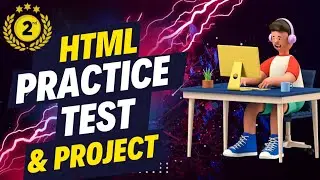 HTML & CSS Practice Test and Project of Video 1 to 10 || Web Coder