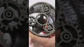 Amazing 1 Piece 3D Printed Gear (no assembly)