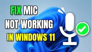 How To Fix Microphone Not Working In Windows 11/10 — EASY Fix