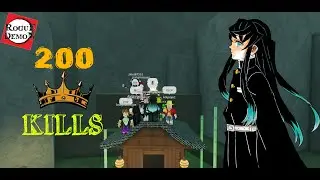 Reaching 200 KILLSTREAK as MUICHIRO TOKITO! ( ROGUE DEMON )