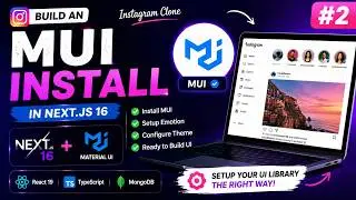 #2  Full Stack Instagram Clone Series | Install Material UI (MUI) 
