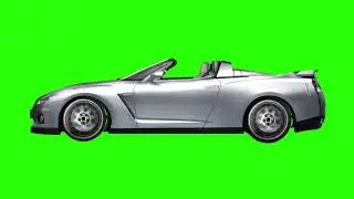 Car Driving   Animated Green Screen