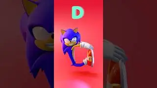 Sonic Alphabet Lore with broken bones! (A-F) 😱