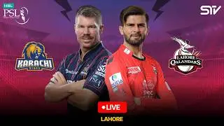 𝐋𝐈𝐕𝐄 |  Karachi Kings vs Lahore Qalandars | HBL PSL |  Match 32