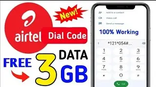 Airtel Free Data Code 2023 | Airtel Free Data | Airtel Free 3GB Data Offers 2023 |Free Data Airtel.