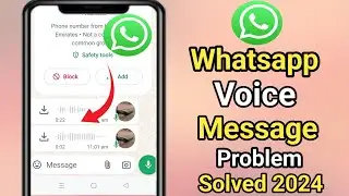 WhatsApp Voice Massage Not Send Problem Fix || WhatsApp Not Working In Pakistan 🇵🇰