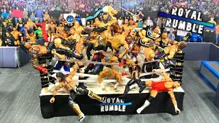 WWE Figure Royal Rumble Match!!
