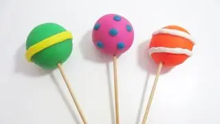 Play Doh Lollipops Леденцы из пластилина Плей-До