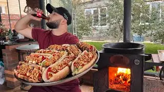 Hot Dogs like in American films! Beware, video raises appetite