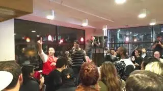 NYC First 100 Chick-fil-a 'Killing Me Softly'