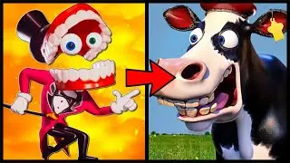 The Amazing Digital Circus as Cow 🐮#viral #cow