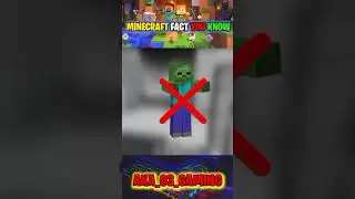 Minecraft Top 3 Facts that will blow your mind #shorts #facts #minecraft