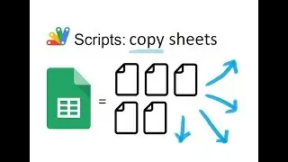 Sheet-Jobs. Copy multiple sheets automatically with a script