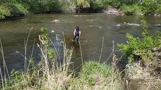 Переход Свияги без лодки :)