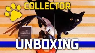 ASMR UNBOXING WITH CAT - Final Fantasy VII REBIRTH collector's edition