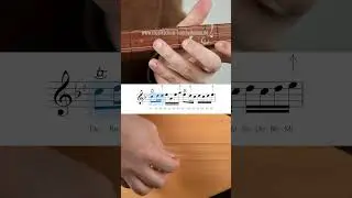 👆🏼Tamamı için üstteki linke tıkla | Kirpiğin Kaşına Değdiği Zaman | Notalı Bağlama | Solfej | Saz